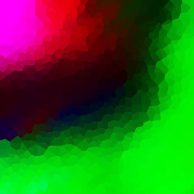 Işığın kırılması ve yüzeylerin vurgulanması ile mavi renklerde soyut kristal arkaplan.