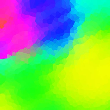 Işığın kırılması ve yüzeylerin vurgulanması ile mavi renklerde soyut kristal arkaplan.