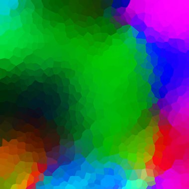 Işığın kırılması ve yüzeylerin vurgulanması ile mavi renklerde soyut kristal arkaplan.