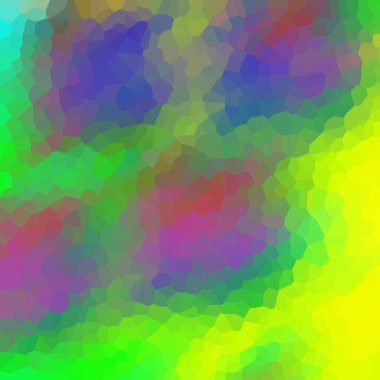 Işığın kırılması ve yüzeylerin vurgulanması ile mavi renklerde soyut kristal arkaplan.