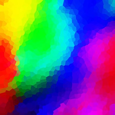 Işığın kırılması ve yüzeylerin vurgulanması ile mavi renklerde soyut kristal arkaplan.