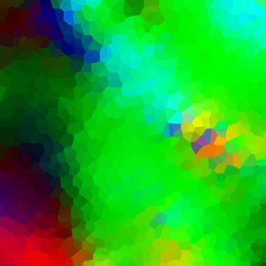 Işığın kırılması ve yüzeylerin vurgulanması ile mavi renklerde soyut kristal arkaplan.