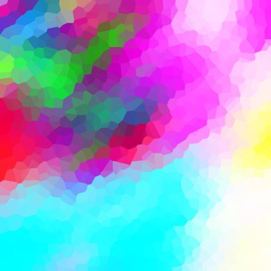 Işığın kırılması ve yüzeylerin vurgulanması ile mavi renklerde soyut kristal arkaplan.