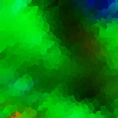 Işığın kırılması ve yüzeylerin vurgulanması ile mavi renklerde soyut kristal arkaplan.