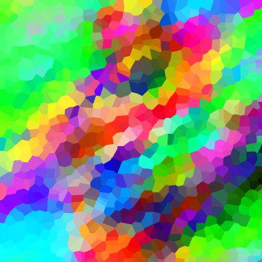 Işığın kırılması ve yüzeylerin vurgulanması ile mavi renklerde soyut kristal arkaplan.