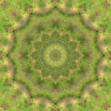 renkli desenli fraktal arkaplan