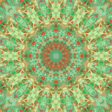 Vektör kusursuz desen. Kumaş, duvar kâğıtları, tekstil, web sayfası, ambalaj için çiçek etnik geçmişi. Vektör. Çiçeklerle, yapraklarla kusursuz desen.