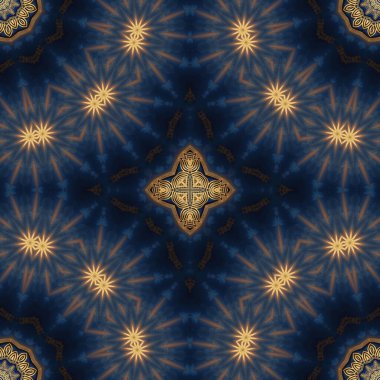 Kaleydoskopik arka plan. güzel mandala desenli atik doku
