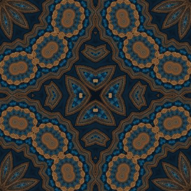 seamless pattern. geometric pattern for printing and decoration. kaleidoscope texture