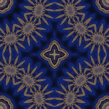 mavi soyut desen, kusursuz çiçek arkaplanı