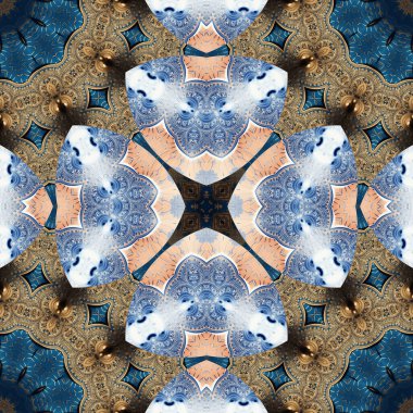 Sorunsuz mozaik sanat desen