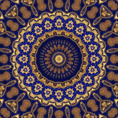 soyut renkli mandala, kaleydoskopik arkaplan