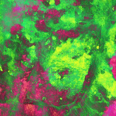 Soyut suluboya tasarımı, boyalı dokuya yakın çekim. Asgari arkaplan.