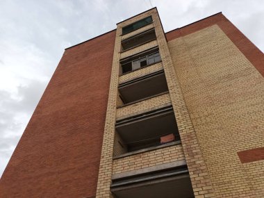 Vilnius, Litvanya 'daki modern apartmanlar.