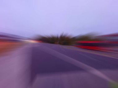 Litvanya 'nın Vilnius kentindeki Fabijoniskiu yerleşim alanı sokakları ve yolları.