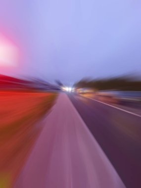 Litvanya 'nın Vilnius kentindeki Fabijoniskiu yerleşim alanı sokakları ve yolları.