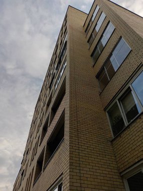 Vilnius, Litvanya 'nın banliyölerinde 80' ler ve 90 'lar mimarisi