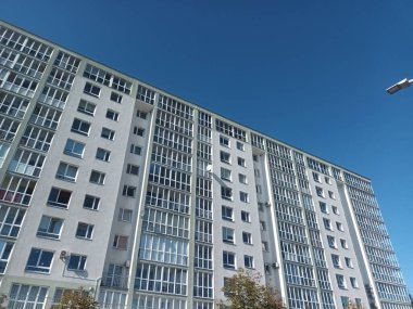 Vilnius, Litvanya 'nın banliyölerinde 80' ler ve 90 'lar mimarisi