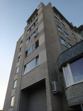 Vilnius, Litvanya 'nın banliyölerinde 80' ler ve 90 'lar mimarisi