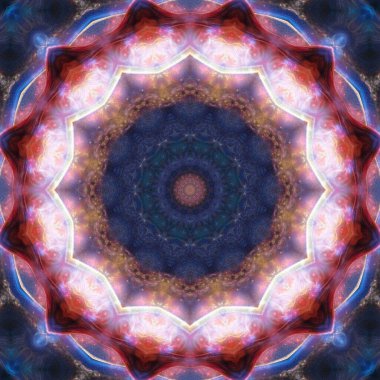 Yaratıcı tasarım için soyut fraktal arkaplan, yaratıcı psikedelik sanat çizimi.