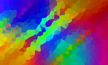 renkli çokgen mozaik arkaplan, vektör illüstrasyonu