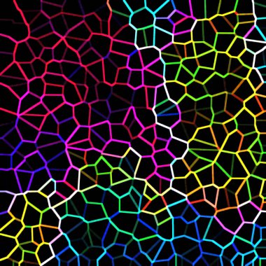 Renkli geometrik desenli soyut arkaplan