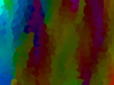 Değişik renklerde renkli mozaik