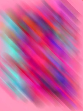 Bulanık renkli çizgiler, soyut illüstrasyon vektörü