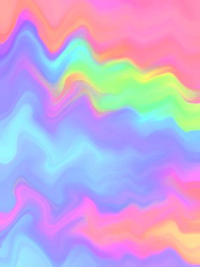 Renkli dalgalarla soyut arkaplan.