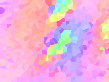 çok renkli, gökkuşağı, beyaz arkaplanda üçgenler.