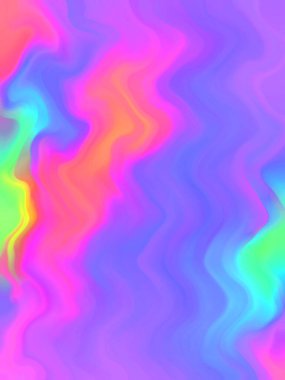 Renkli dalgalarla soyut arkaplan