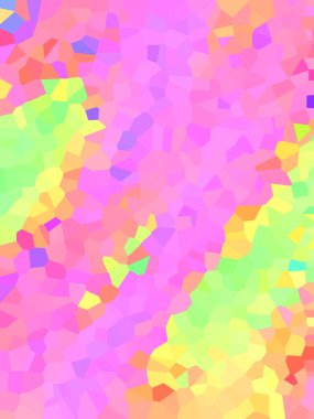 Değişik renklerde renkli mozaik