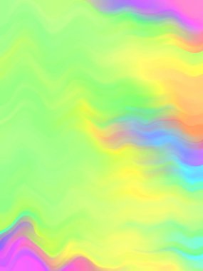 Açık Çokrenkli, Gökkuşağı vektörü bulanık desen.