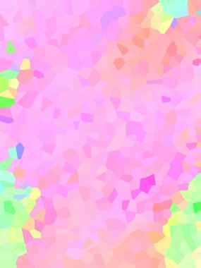 Açık pembe, sarı vektör dokusu ve çokgen tarzı. Renkli altıgenli modern soyut illüstrasyon. kartvizitiniz için tasarım.