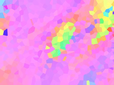 Altıgen şekilli ışık çok renkli vektör deseni. Çokgen biçiminde soyut tasarım ve gradyan. Duvar kağıtları için dizayn şablonu.