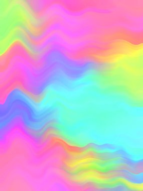 Holografik arka plan. Gökkuşağı renkleri moda. Holografik gradyan örgüsü. holografik gradyan renkler. Grafik için. Vektör. yanardöner.