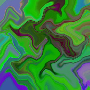 yağlı boya çizgileri ile mermer ve sıvı soyut arka plan