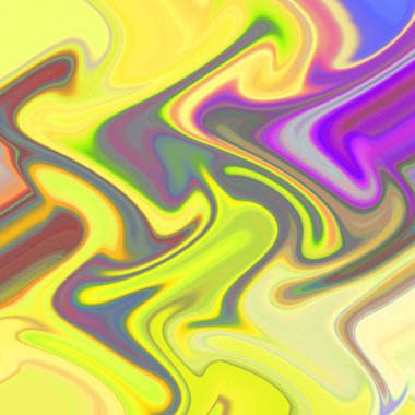 Yağlı boya çizgileri olan sıvı soyut arkaplan