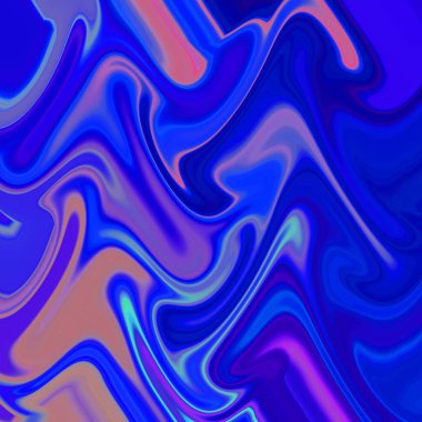 Yağlı boya çizgileri olan sıvı soyut arkaplan