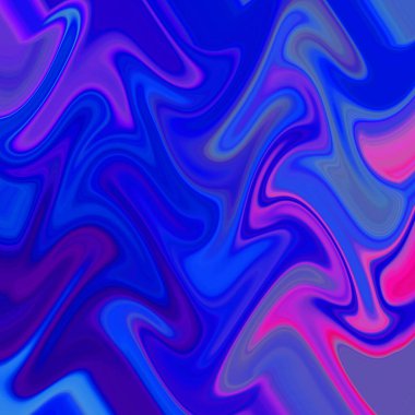 Soyut arkaplan. Renkli dalgalı tasarım duvar kağıdı. yaratıcı grafik 2d çizim. Dinamik şekilli modaya uygun sıvı örtüsü.