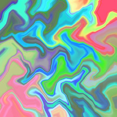 yağlı boya çizgileri ile mermer ve sıvı soyut arka plan