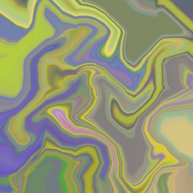 Yağlı boya çizgileri olan sıvı soyut arkaplan