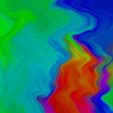 Renkli dalgalarda soyut arkaplan