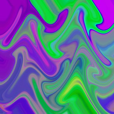 Yağlı boya çizgileri olan sıvı soyut arkaplan