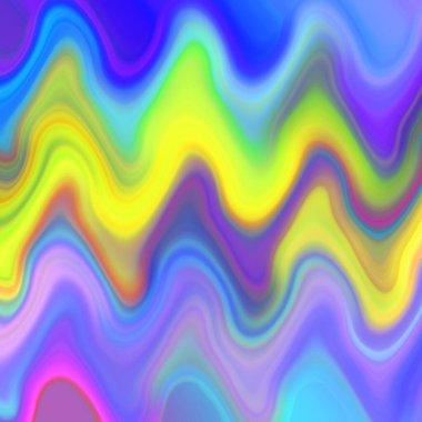 Kavisli çizgilerle soyut arkaplan, parlak renklerle vektör illüstrasyonu. eğimli renk deseni