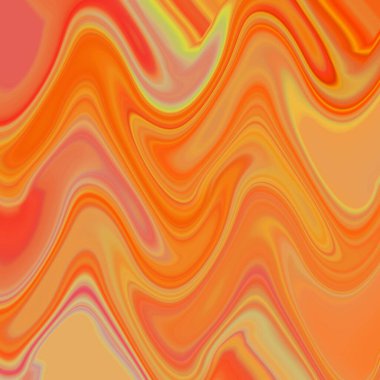 Soyut arkaplan. Renkli dalgalı tasarım duvar kağıdı. yaratıcı grafik 2d çizim. Dinamik şekilli modaya uygun sıvı örtüsü.
