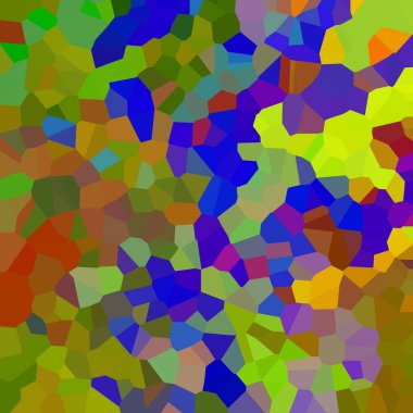 Renkli geometrik şekilden oluşan soyut arkaplan, sunumlar için vektör illüstrasyonu veya web tasarımı afiş şablonu