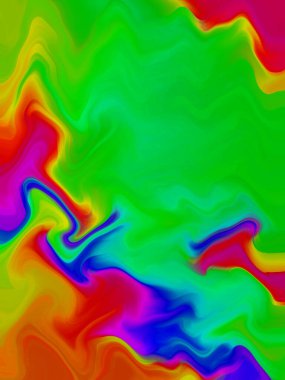 Yukarıdan soyut renkli bulanık arkaplan görüntüsü.