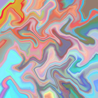 Yağlı boya çizgileri olan sıvı soyut arkaplan