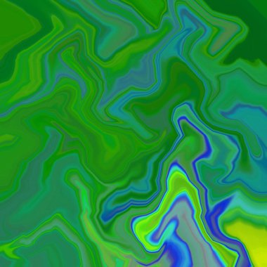 Yağlı boya çizgileri olan sıvı soyut arkaplan